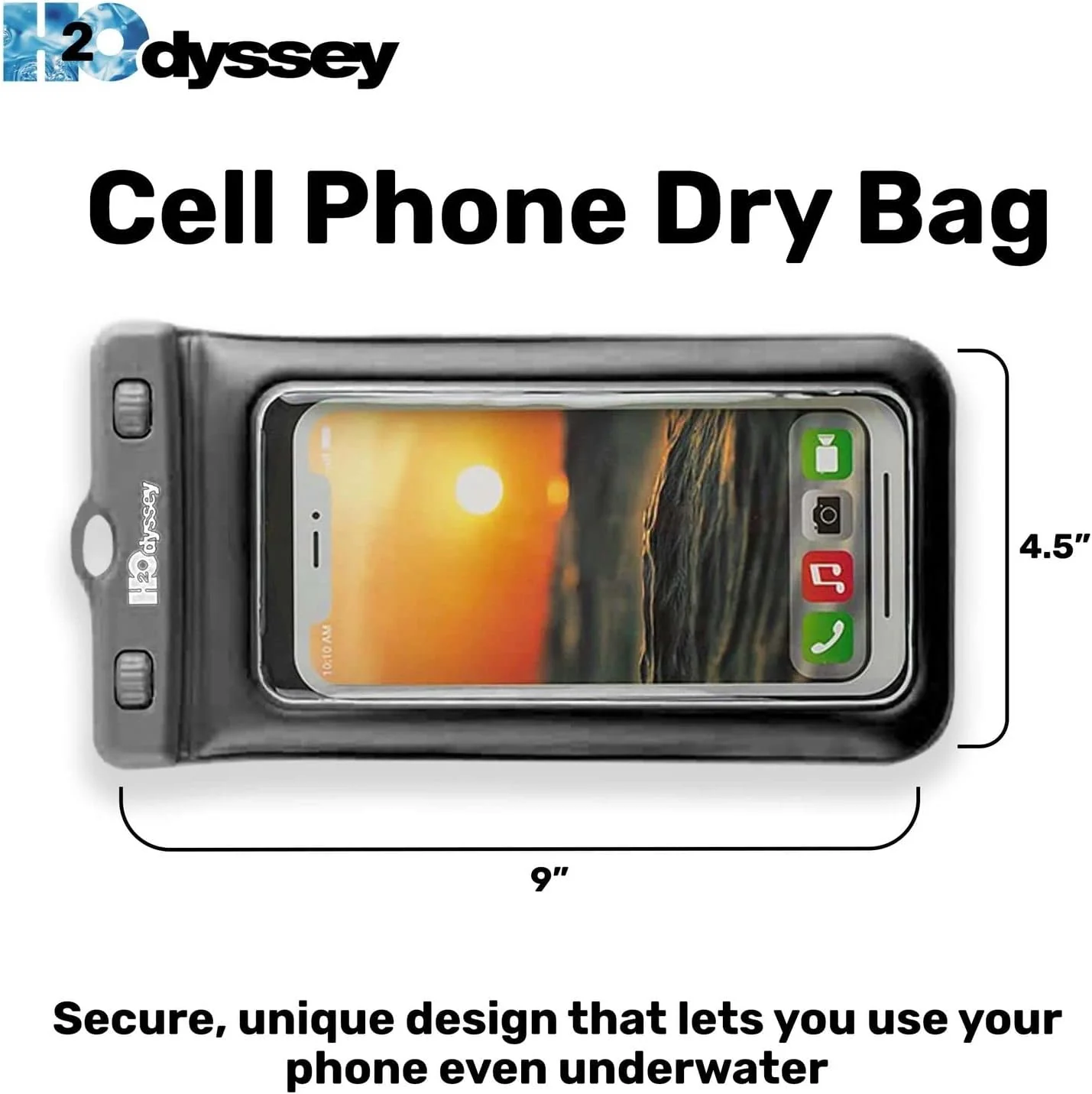 H2ODYSSEY FLOATING PHONE POUCH - WHITE/SHELLS - Image 4