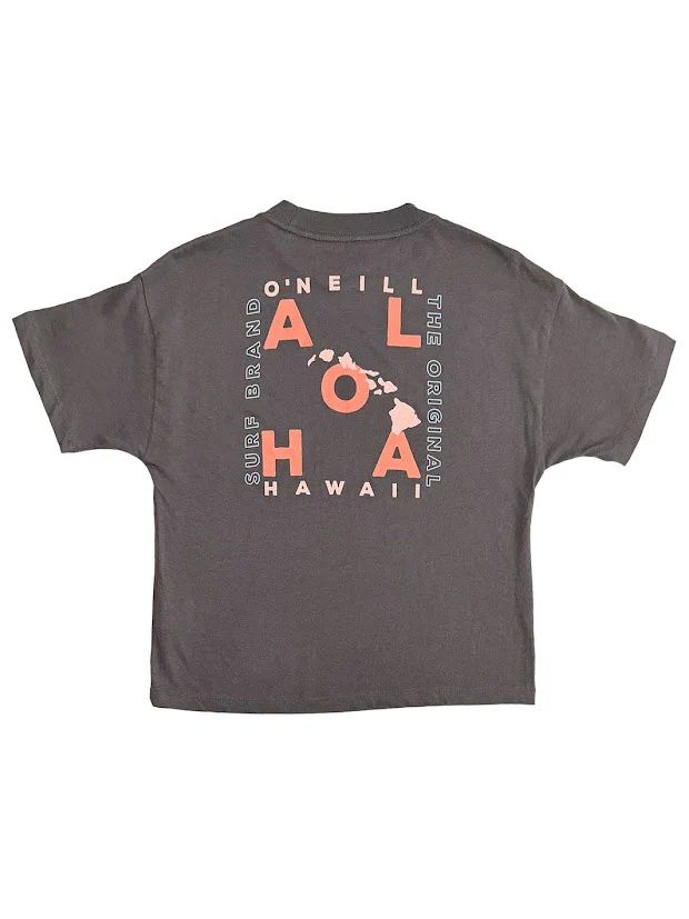 O'NEILL RIVI HAWAII EASY WOMENS CROP TEE